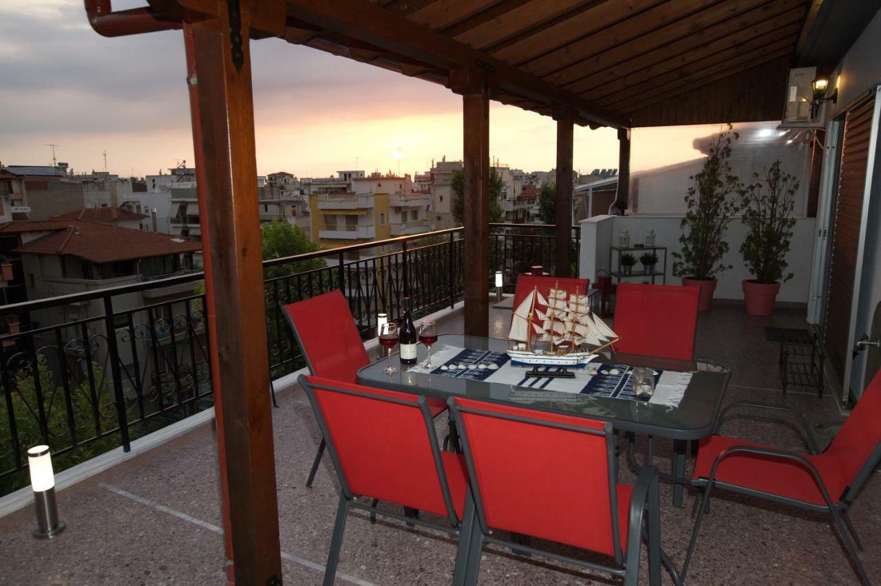 شقة Amazing Loft Skyview سالونيك المظهر الخارجي الصورة